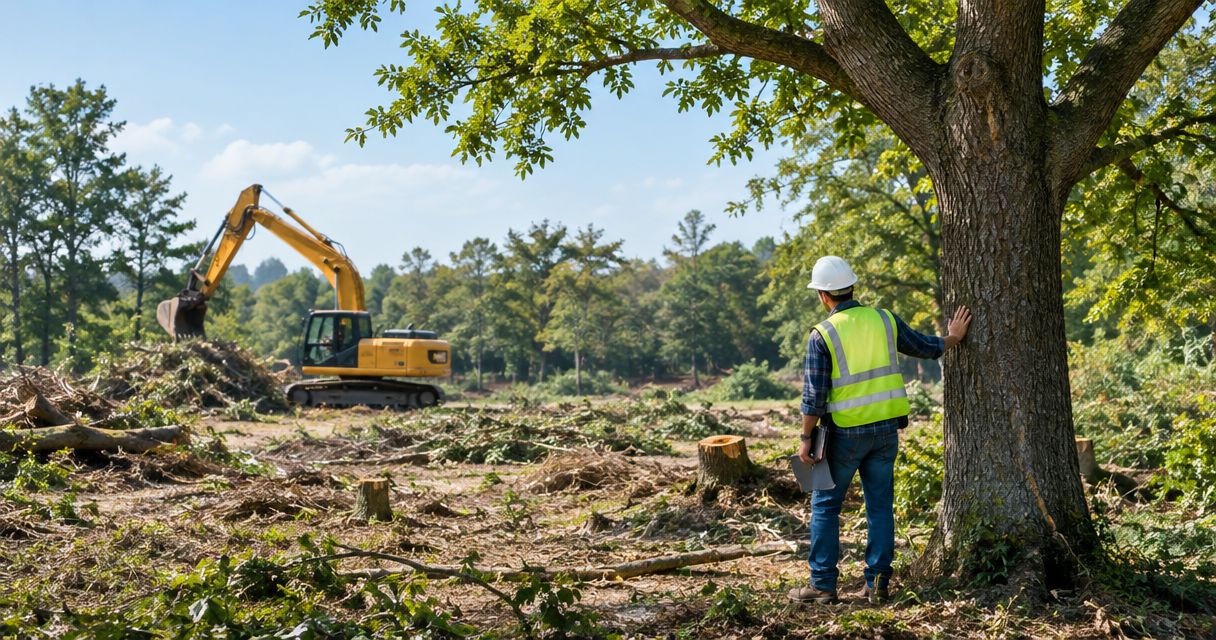 How to keep selected trees during lot clearing