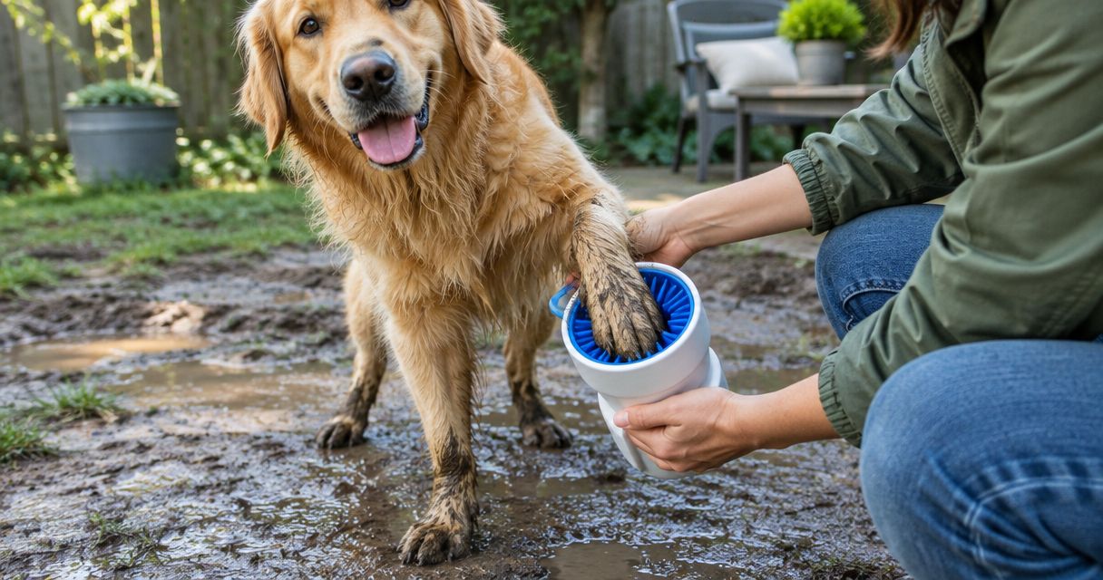 Best dog paw cleaners for muddy backyards in 2026