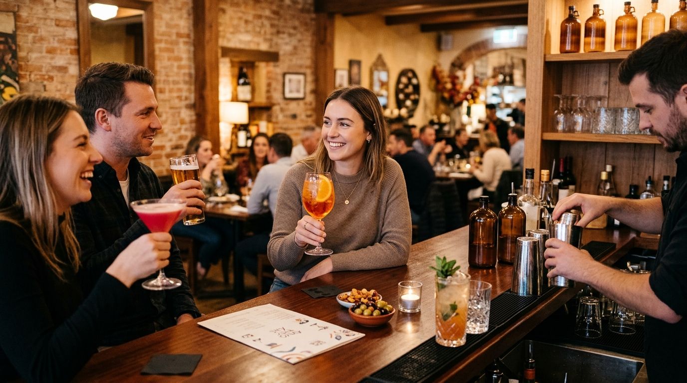 Does Siena offer happy hour specials on cocktails?