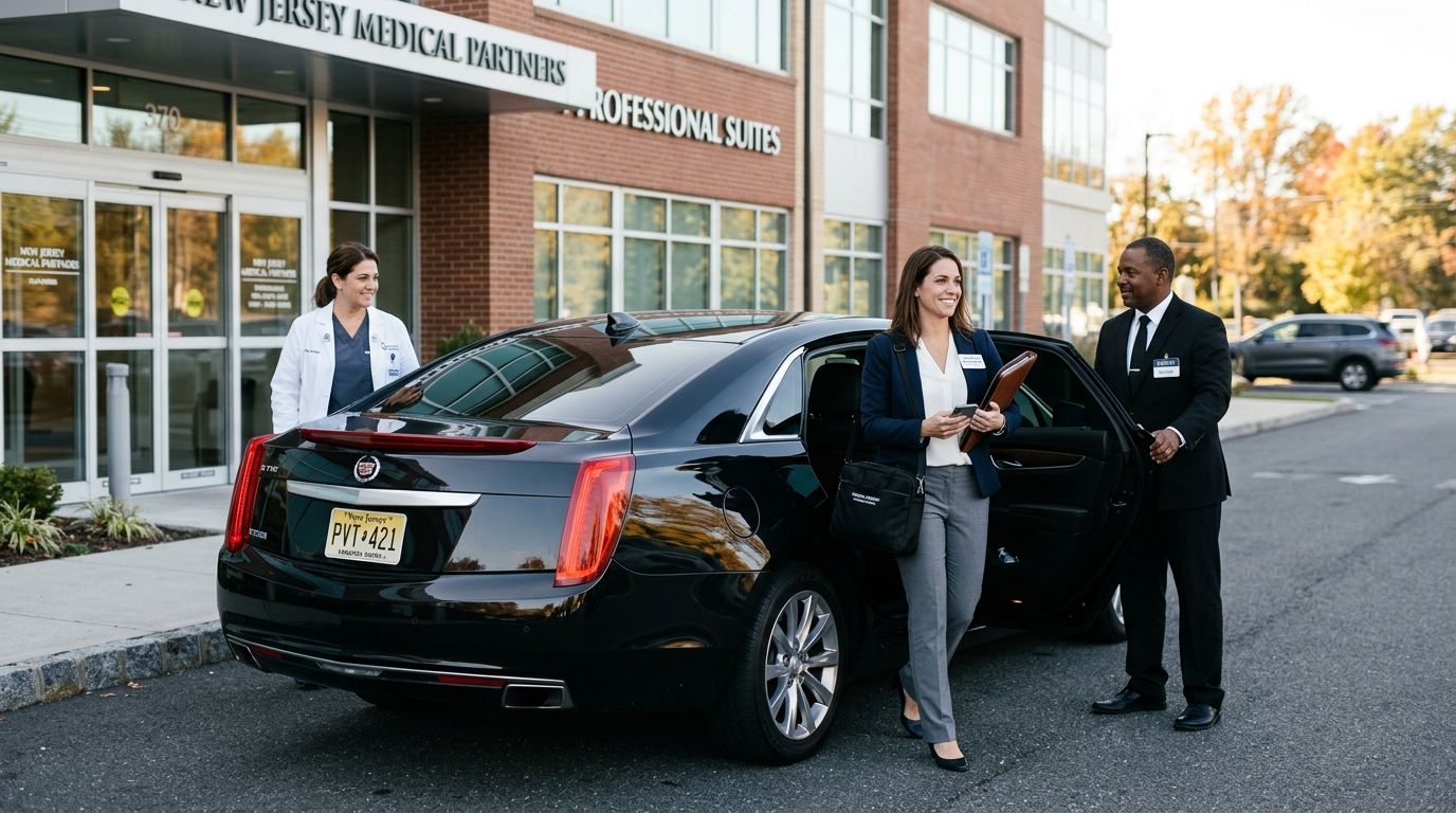 Car service for pharmaceutical sales team travel in NJ