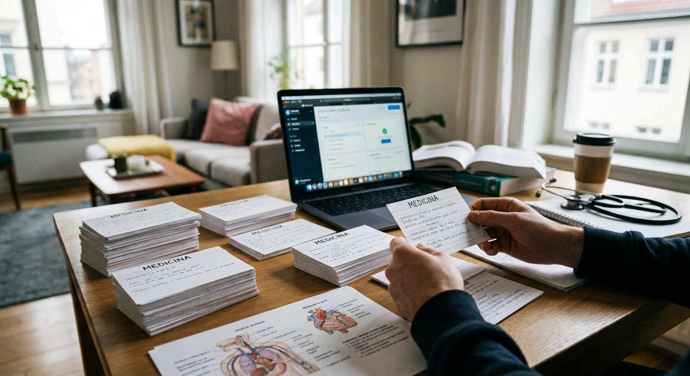 Flashcards for Residência Médica exam prep