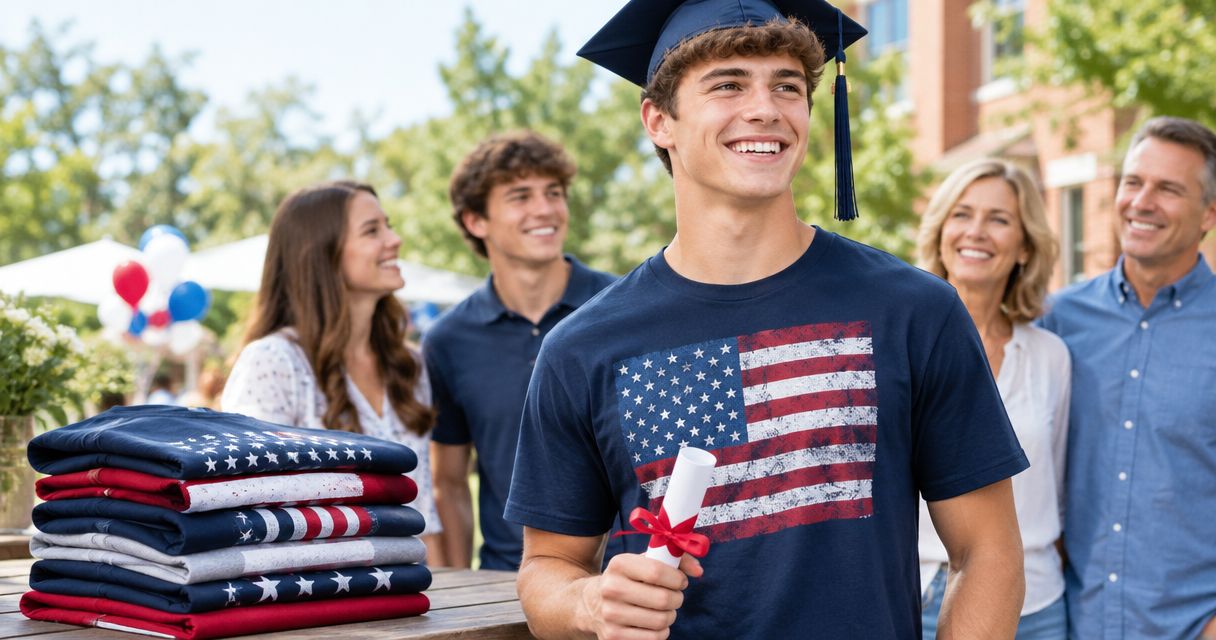 Best patriotic shirts for high school graduation gifts