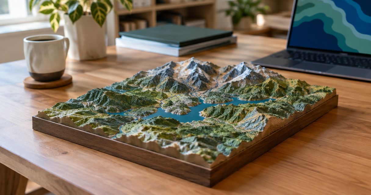 Best 3D printed topographic map gifts in 2026