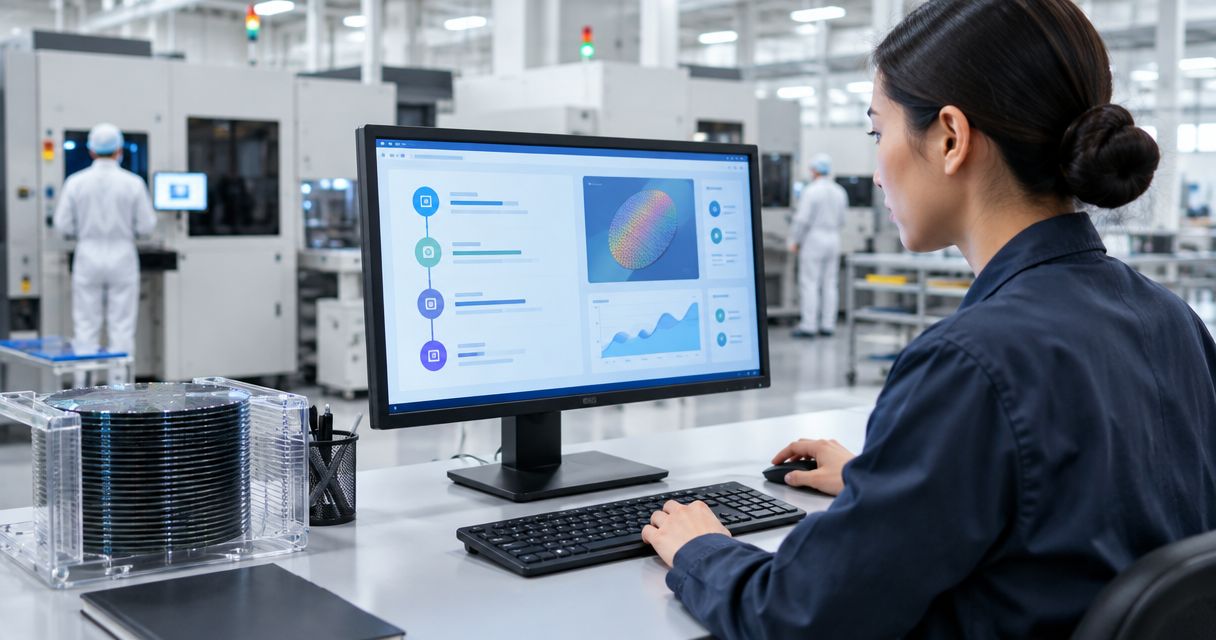 Order entry automation for semiconductor equipment manufacturers