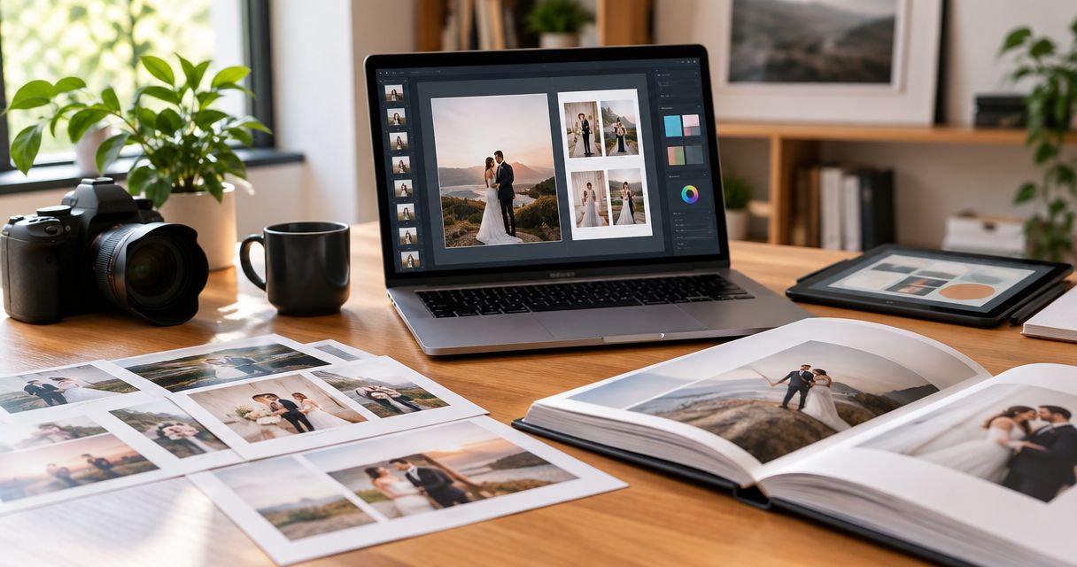 Wedding album proofs to print-ready design: complete 2026 workflow