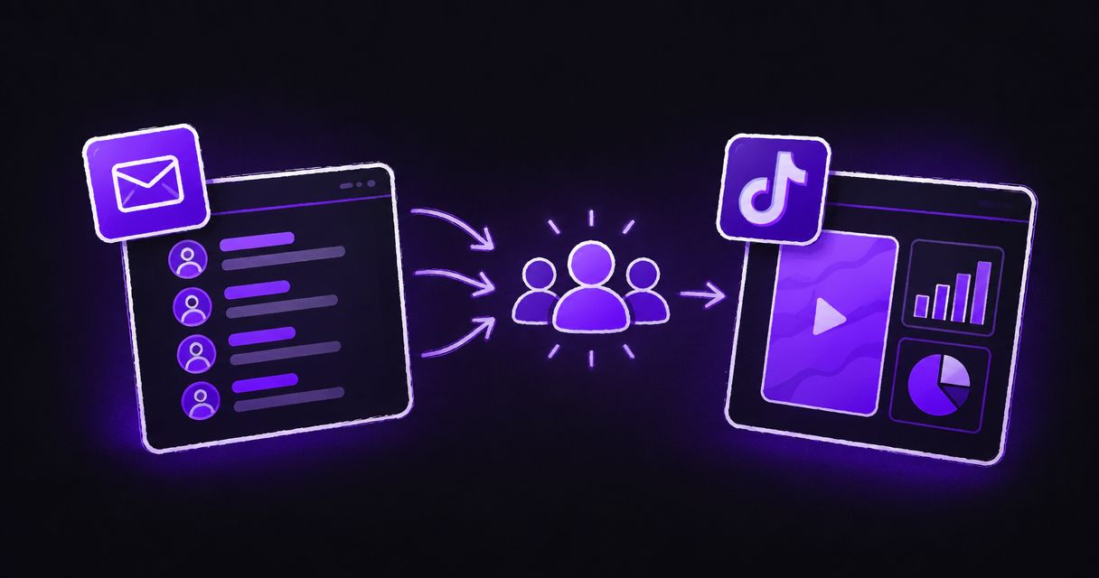 Automatically build TikTok lookalikes from Klaviyo lists