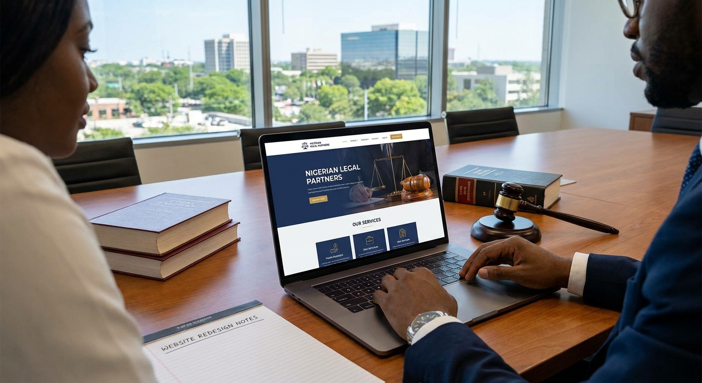 Website design for law firms in Nigeria