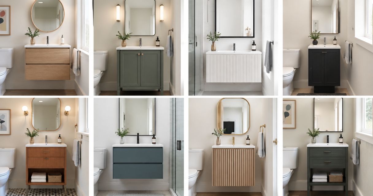 Best bathroom vanity styles for small bathrooms 2026