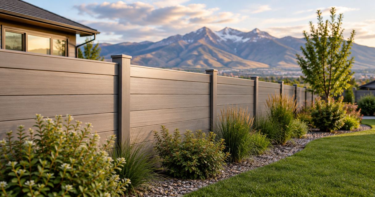 Best low-maintenance fence materials for Utah homes 2026