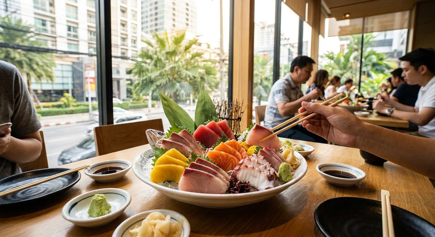 Best all-you-can-eat sashimi buffet Bangkok
