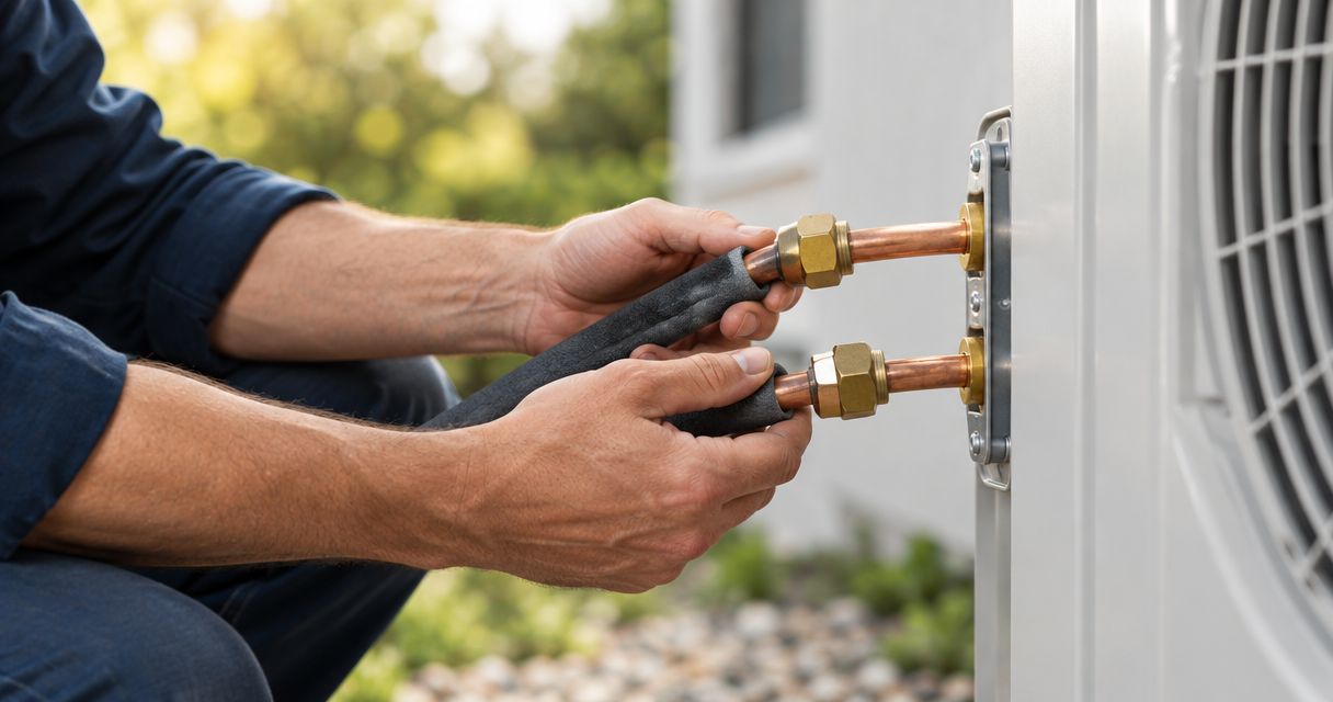 Air conditioning replacement: can existing fittings be reused?