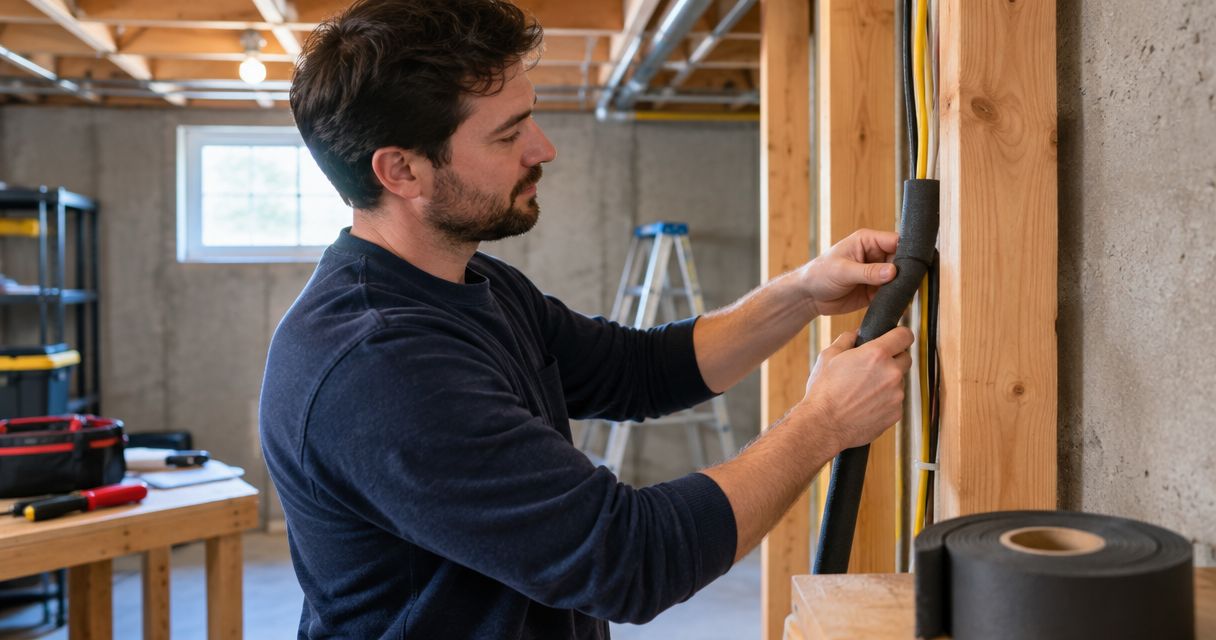 How to insulate exposed wiring in an unfinished NJ basement