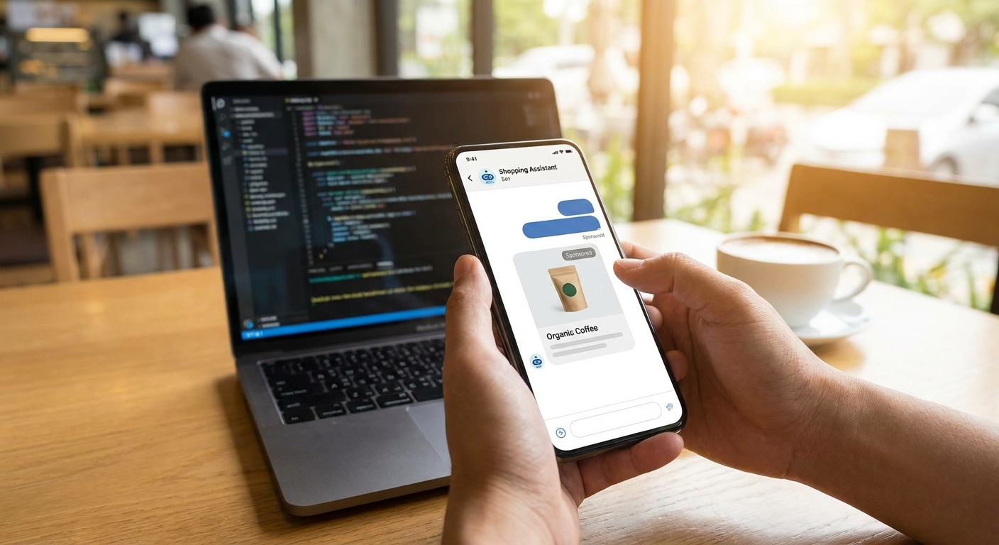 How to add sponsored recommendations to an AI shopping bot