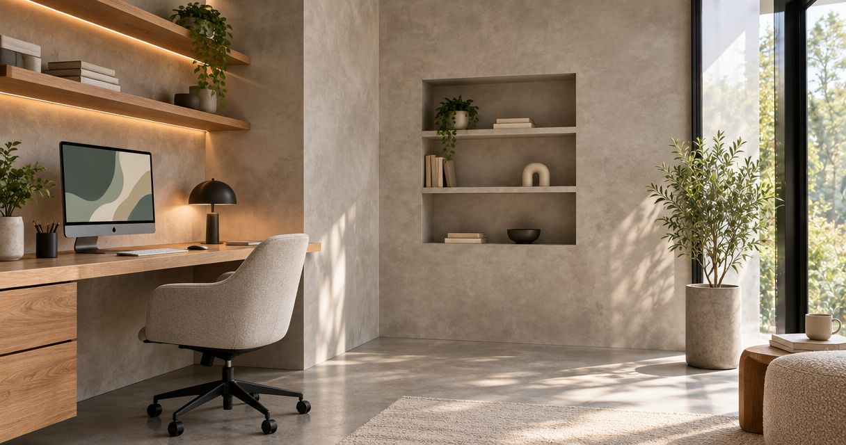 Best Venetian plaster colors for home offices 2026