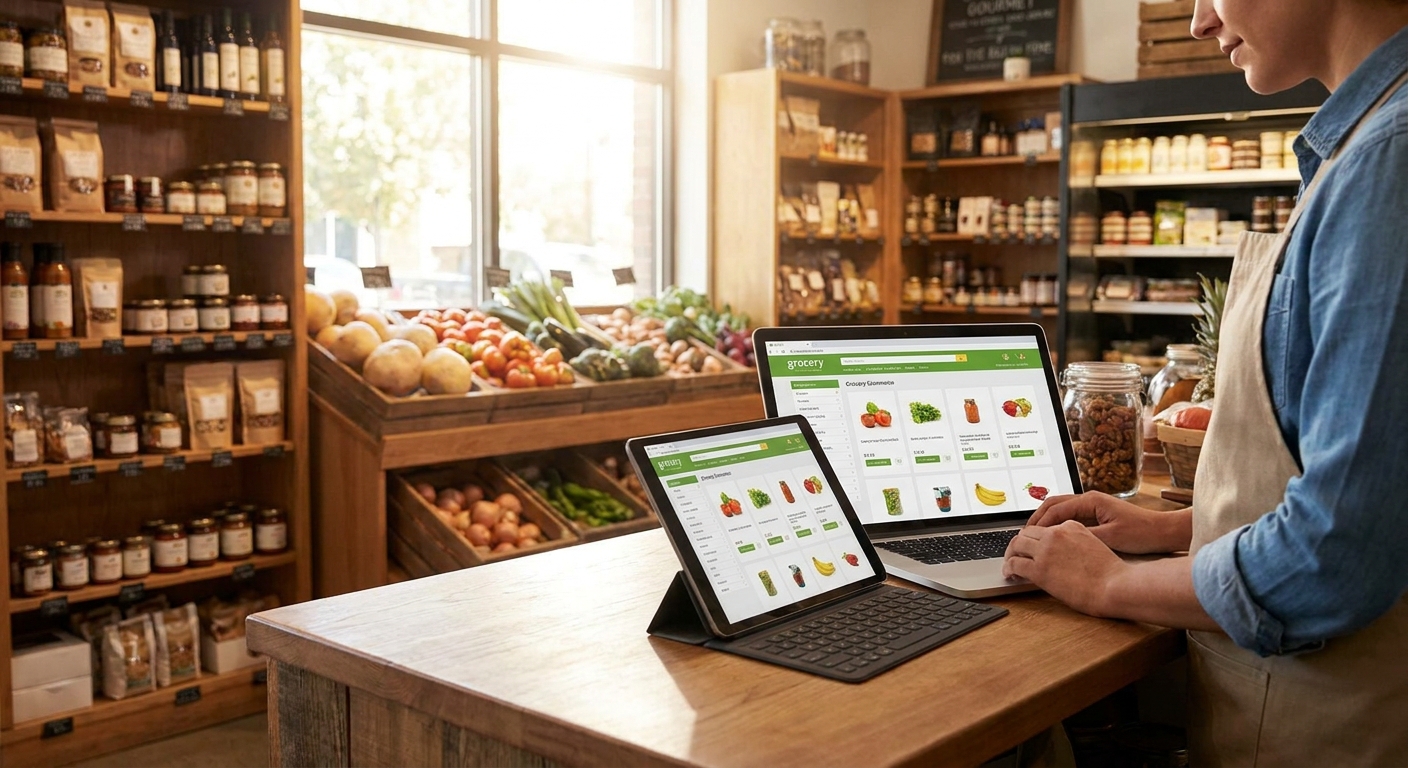 Grocery ecommerce platform for gourmet and specialty food shops