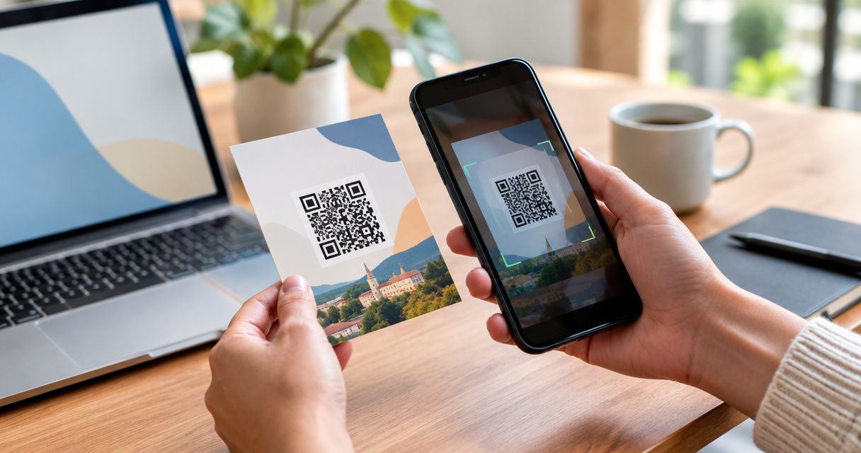 How to connect a QR code flyer to your HometownFirst specials page