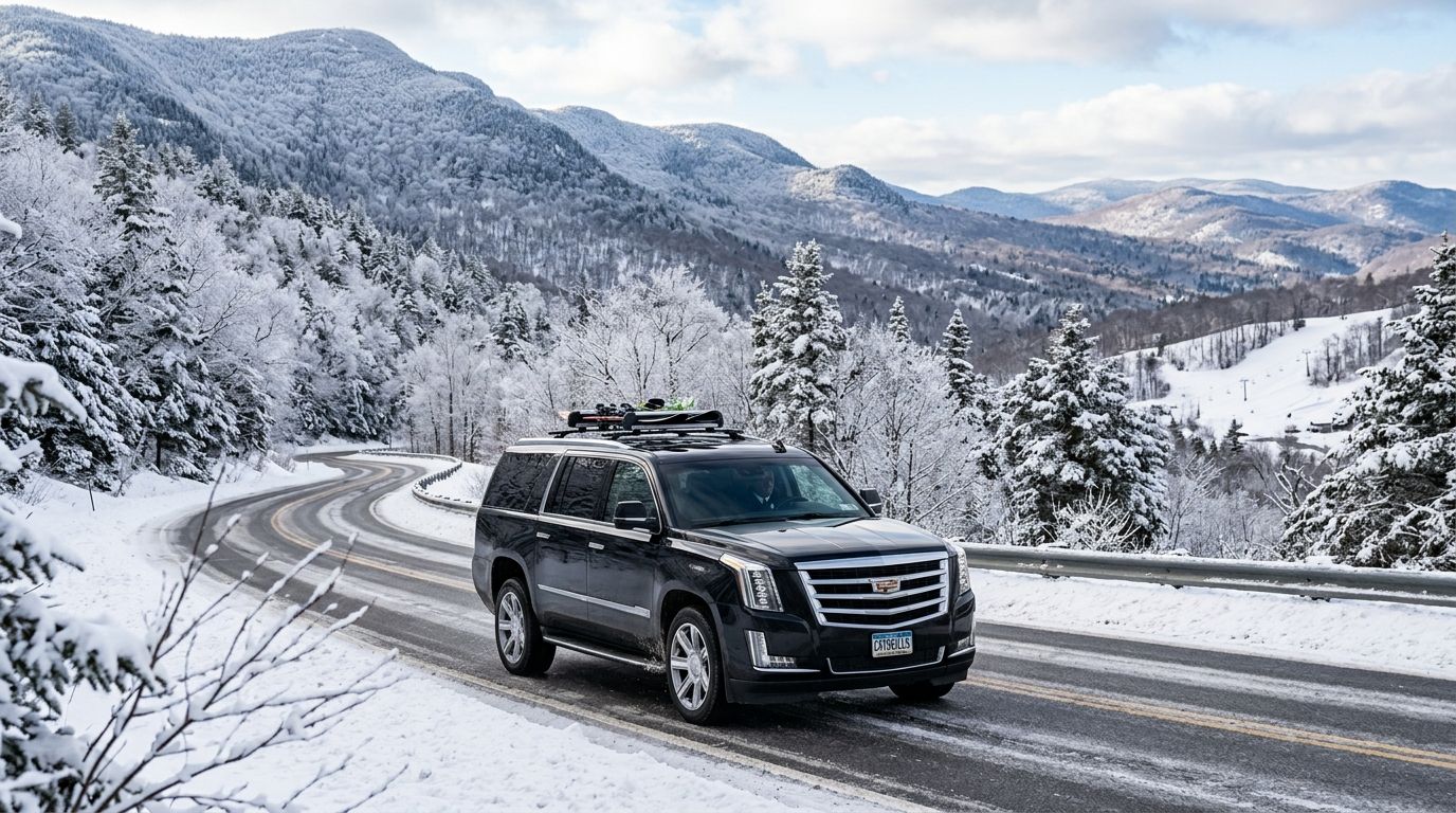 Car service for ski trips to the Catskills