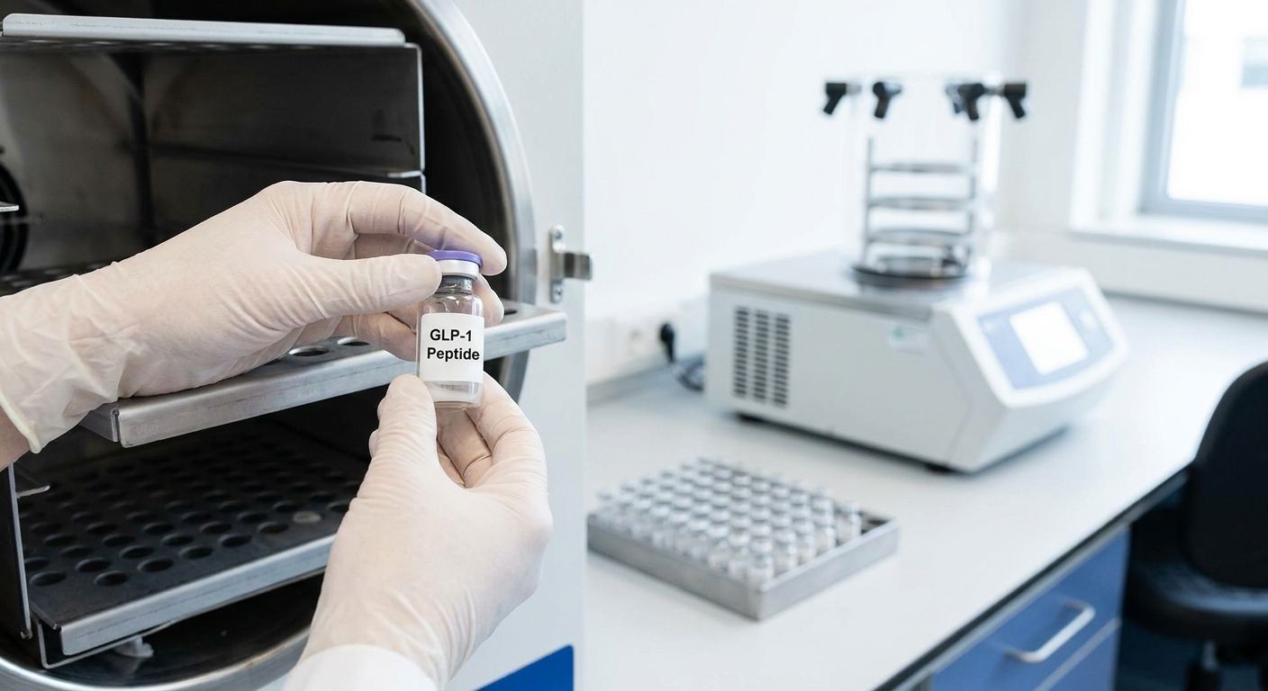 GLP-1 lyophilization research