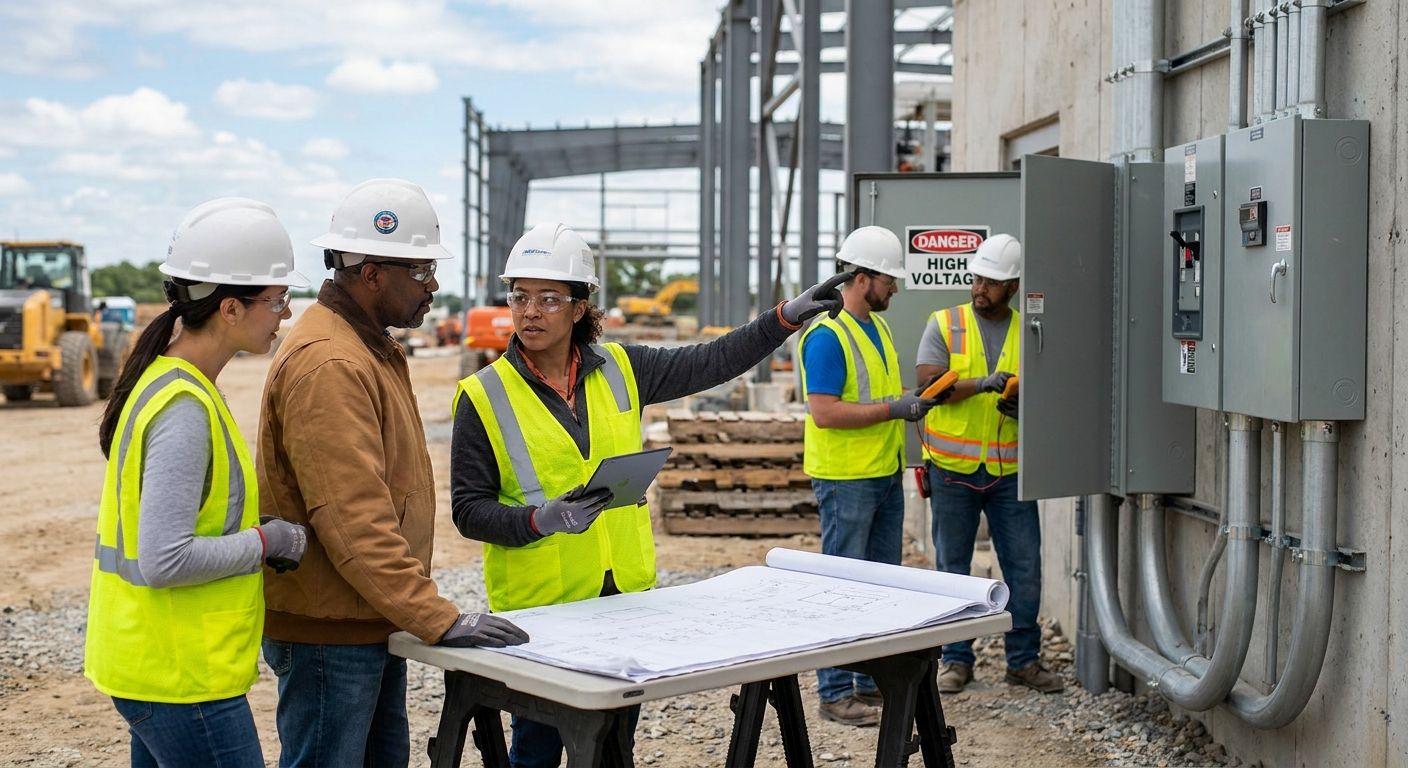Safety staffing for industrial electrical contractors