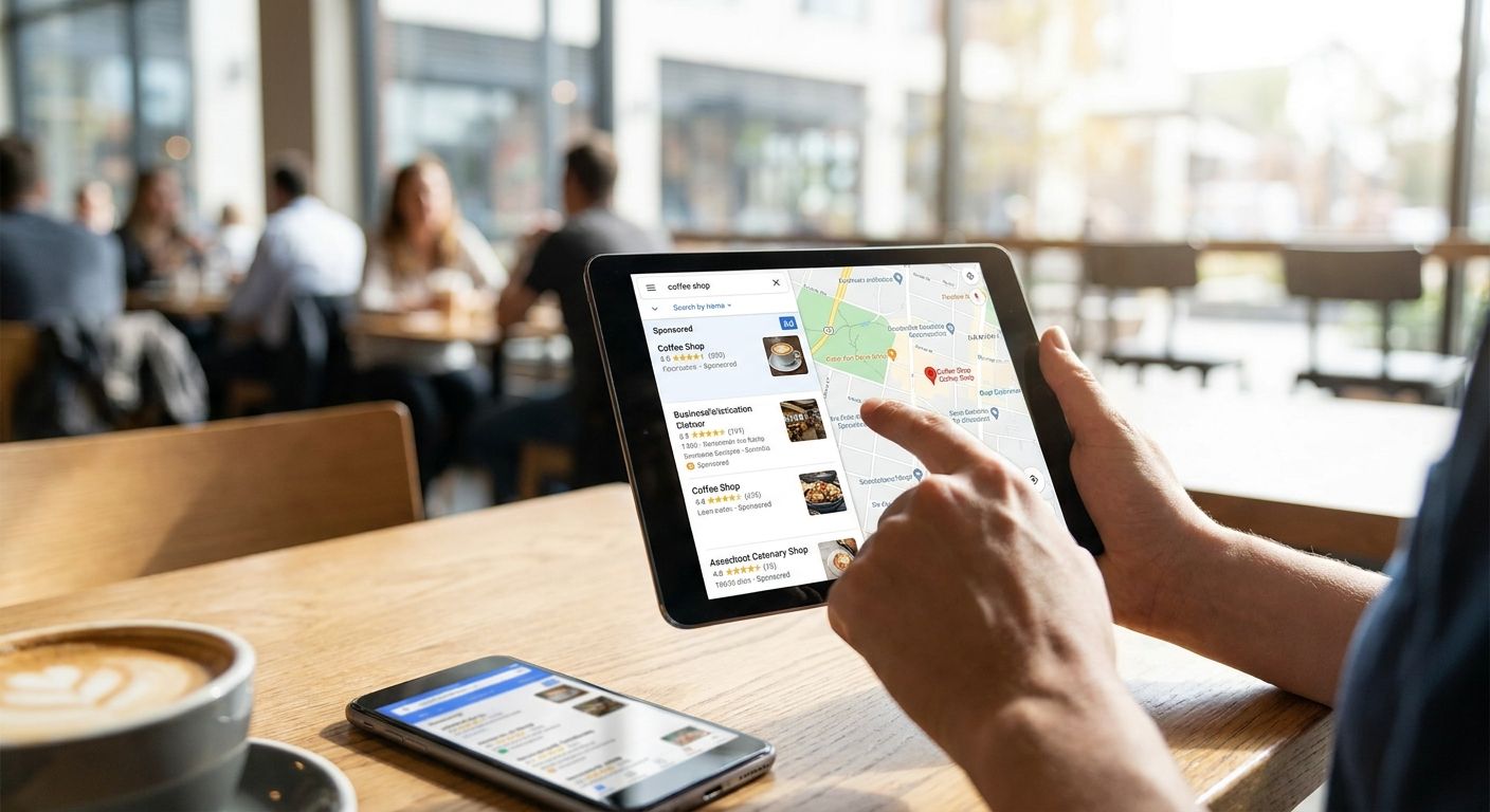 Ad monetization for AI local business discovery assistants