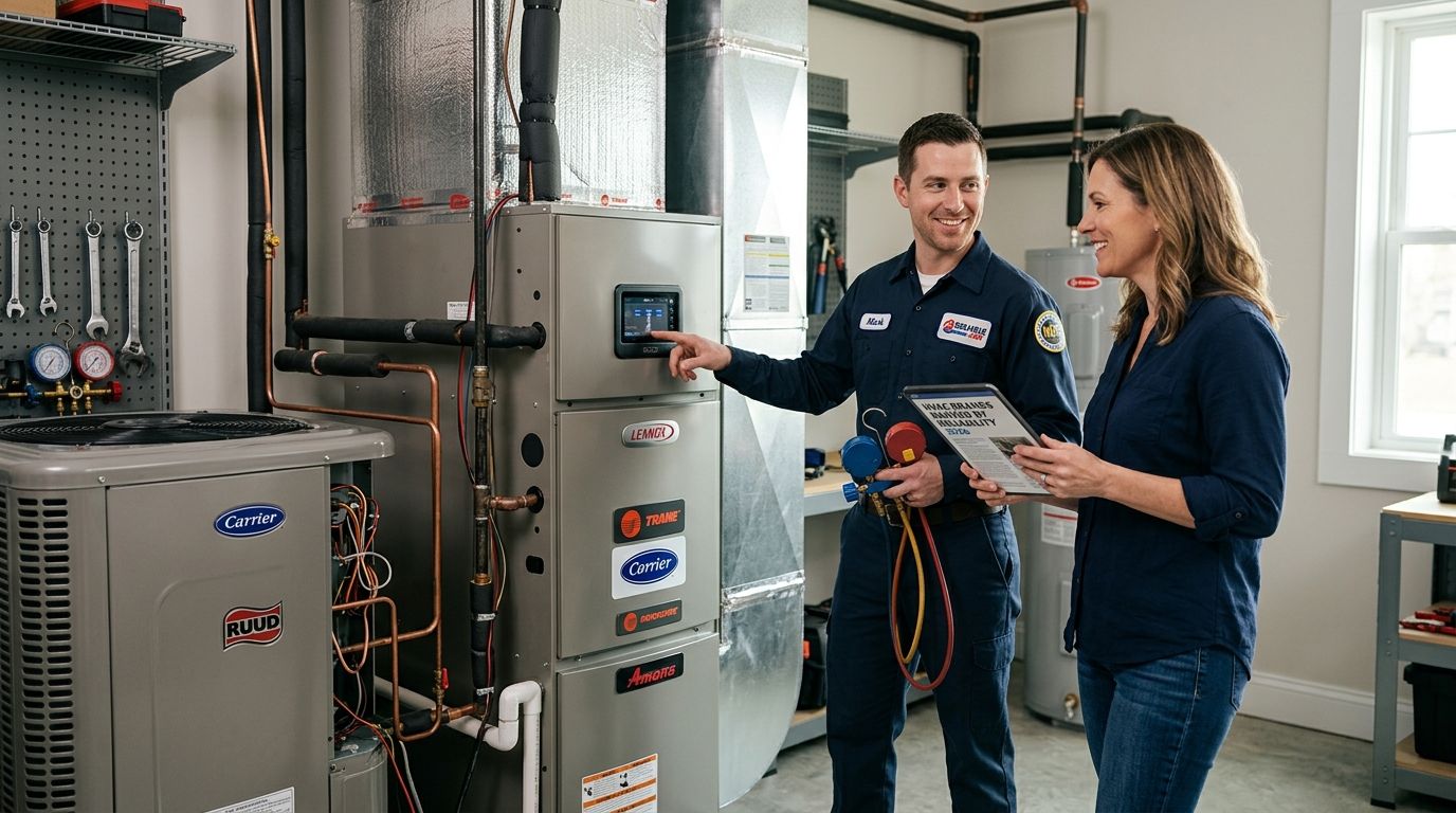 HVAC brands ranked by reliability 2026