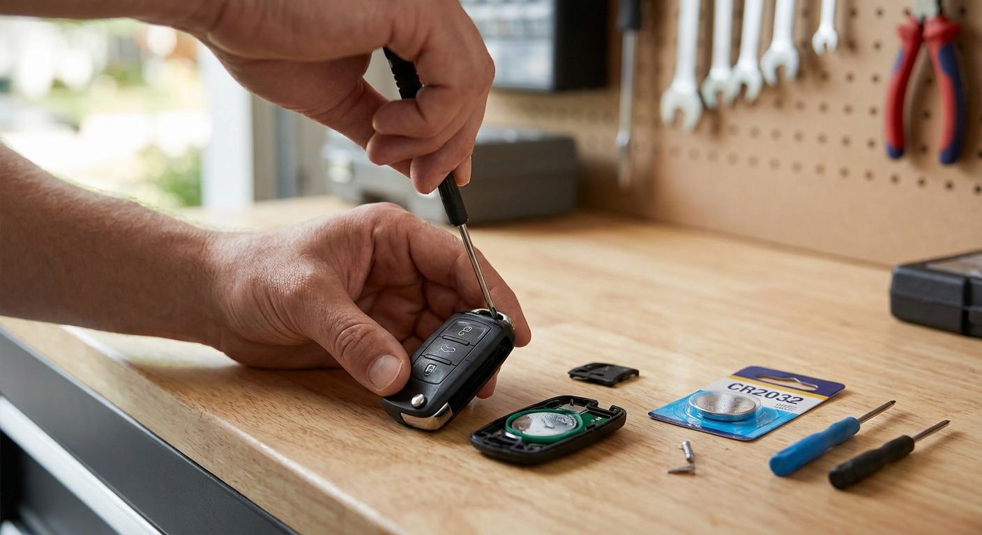How to replace a car key fob battery
