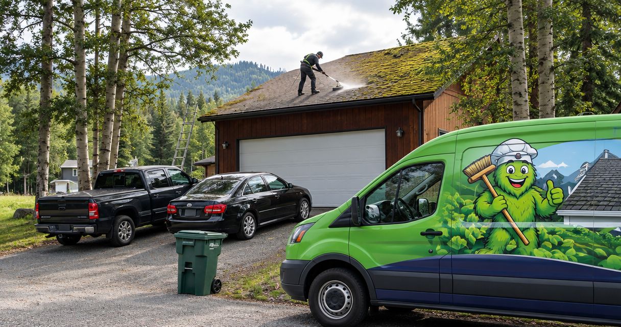 How long before moss grows back after roof cleaning?