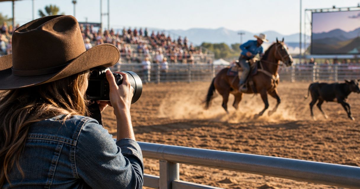 Photo selling platform for rodeo and western heritage events