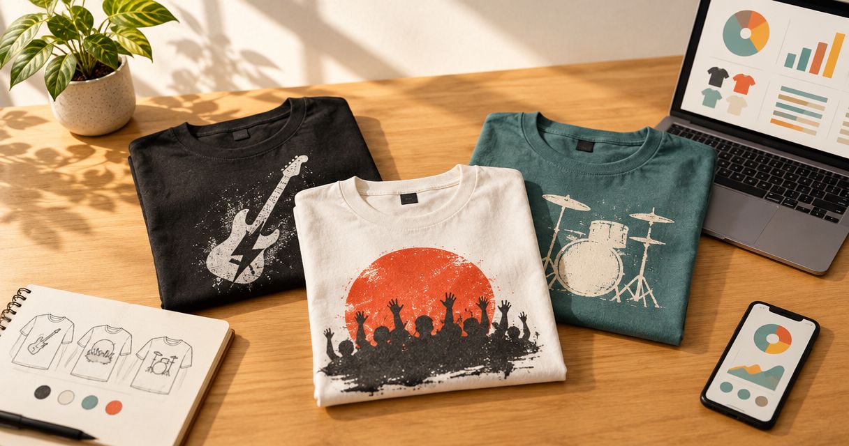 How to plan band merch sizes for a small gig