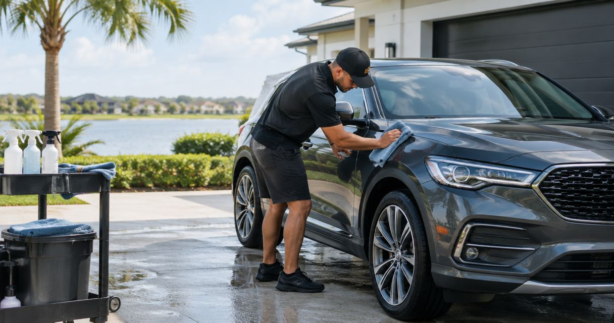 Car detailing in Lake Nona for busy households