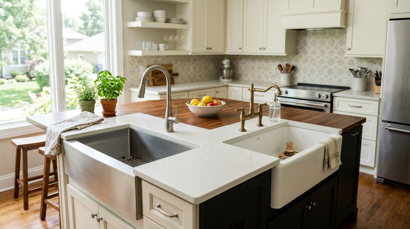 Best kitchen sink materials for a Central Iowa remodel