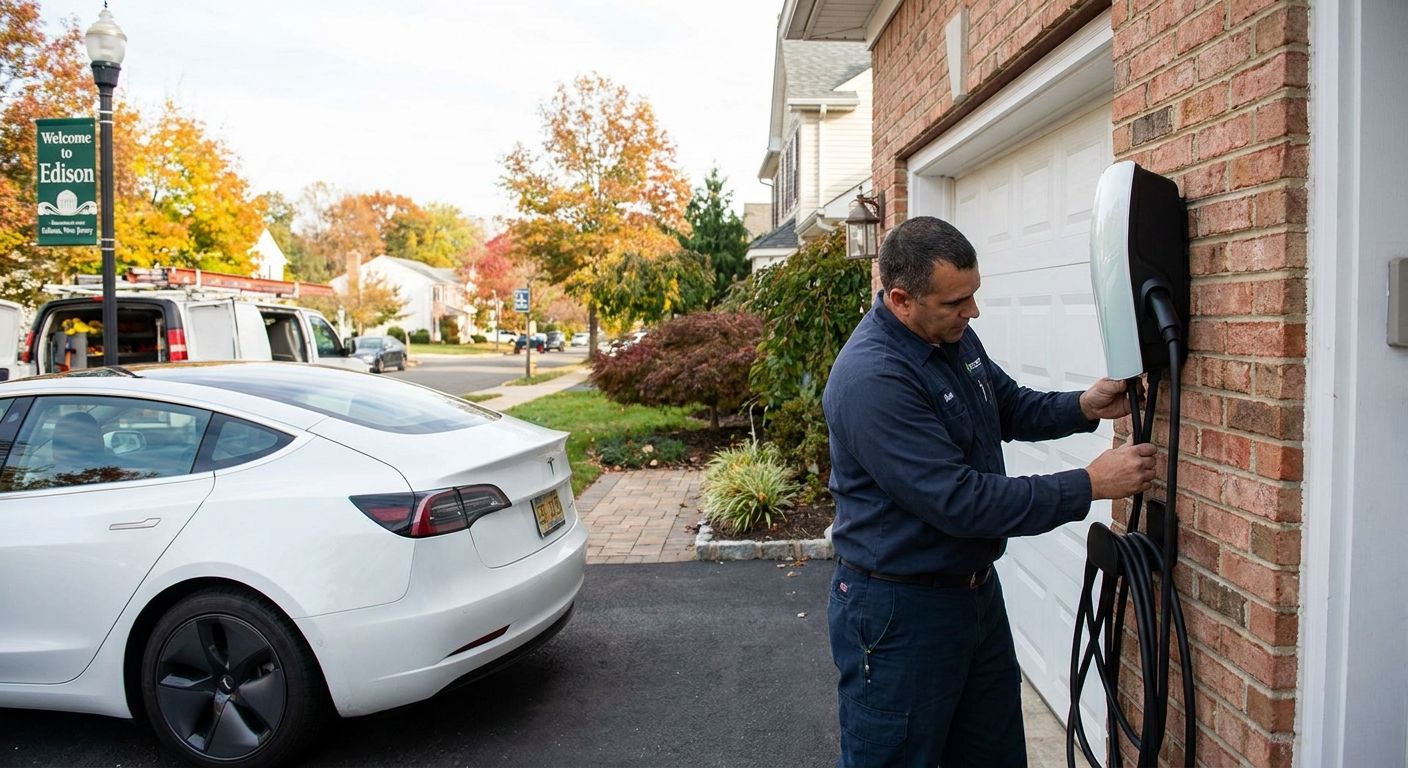 EV charger installation for Edison NJ homeowners