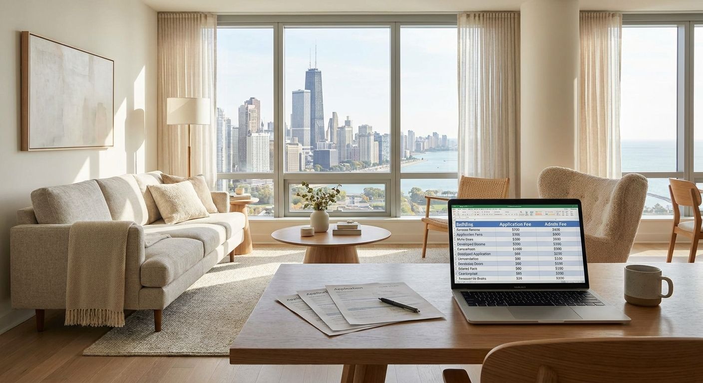 How to compare Chicago apartment application fees before signing