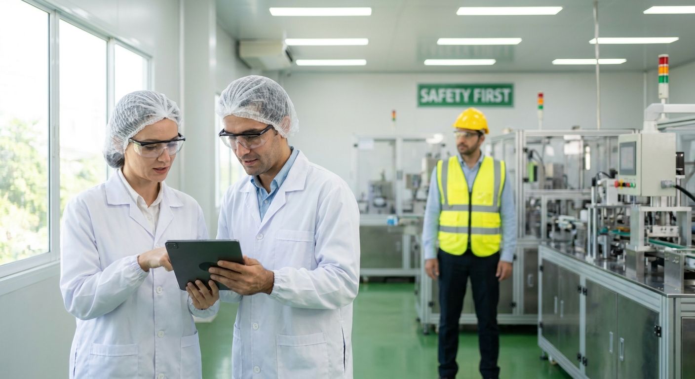 Safety staffing for medical device manufacturing plants