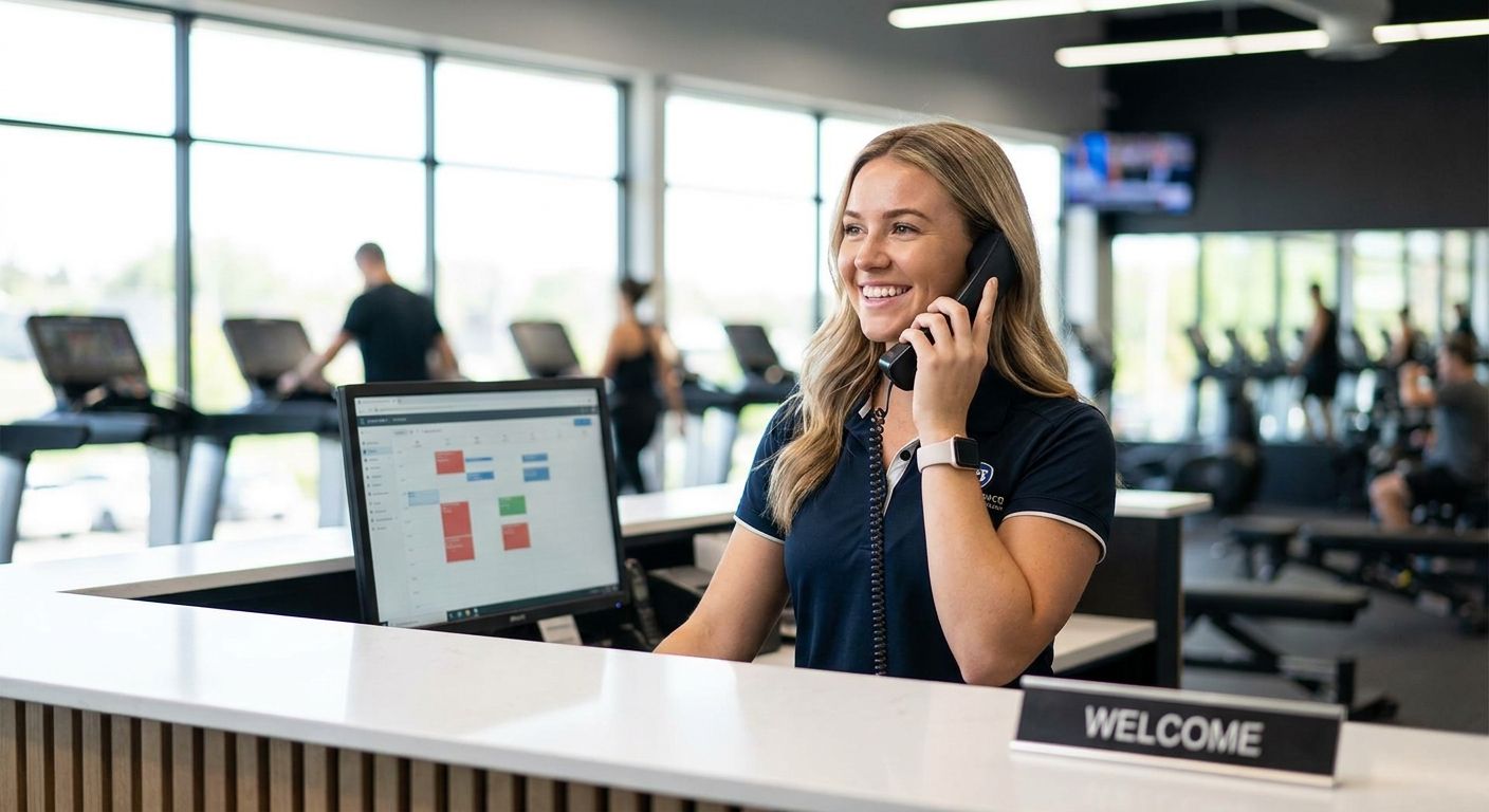 Phone greetings for gyms and fitness studios