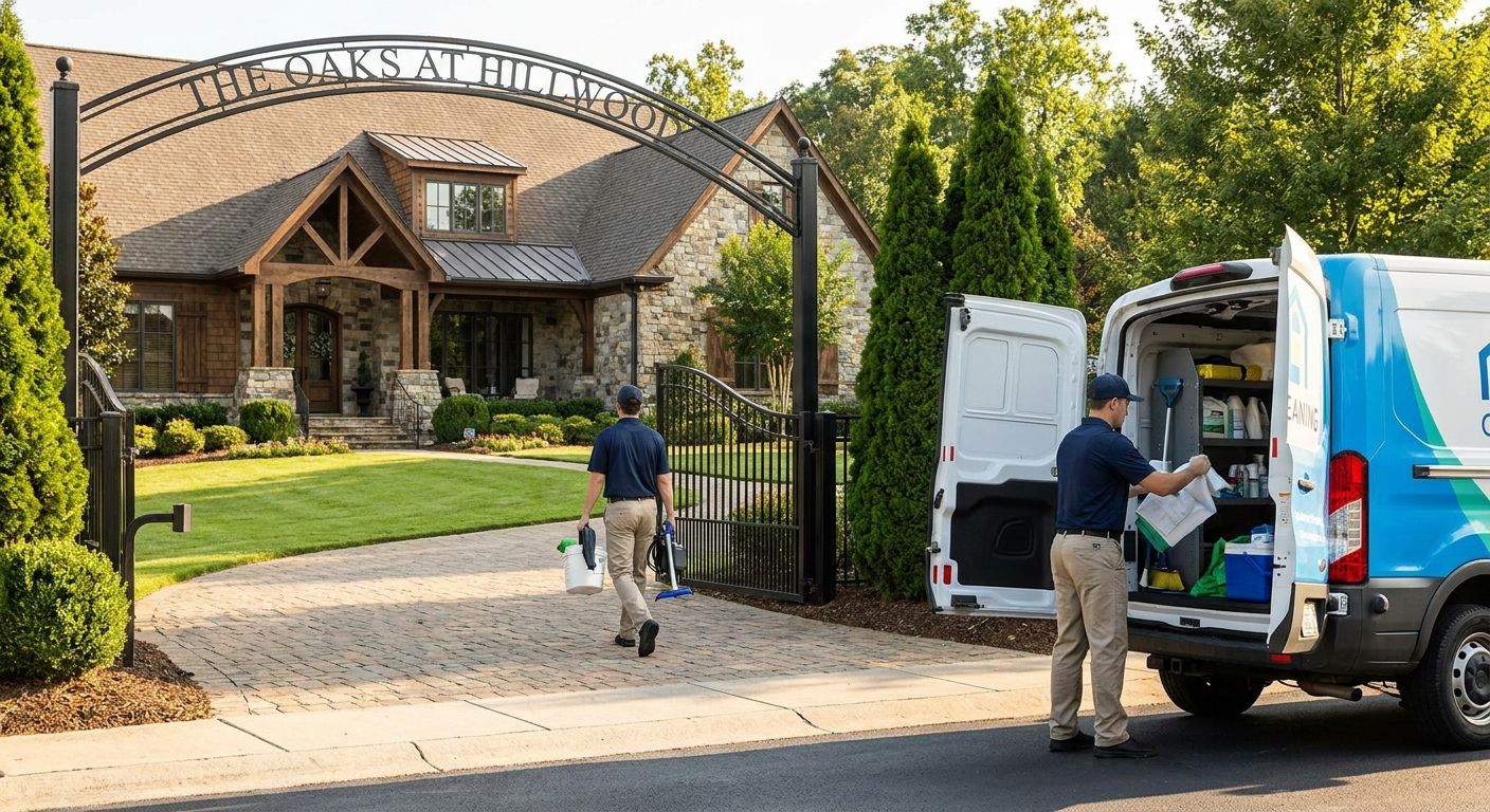 House cleaning for gated community residents