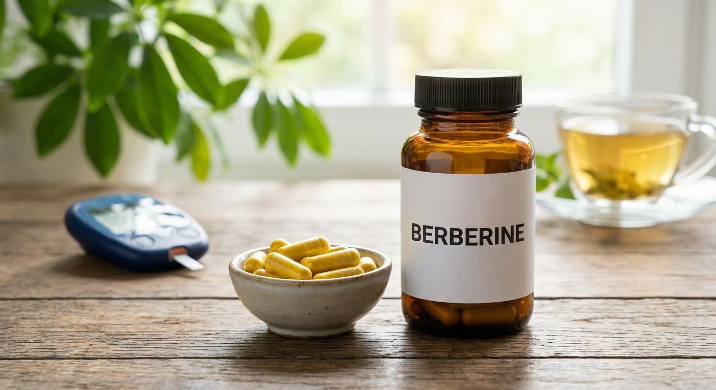 Berberine supplement for type 2 diabetes support