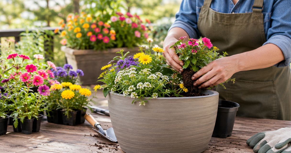Best annual flower plugs for containers in 2026