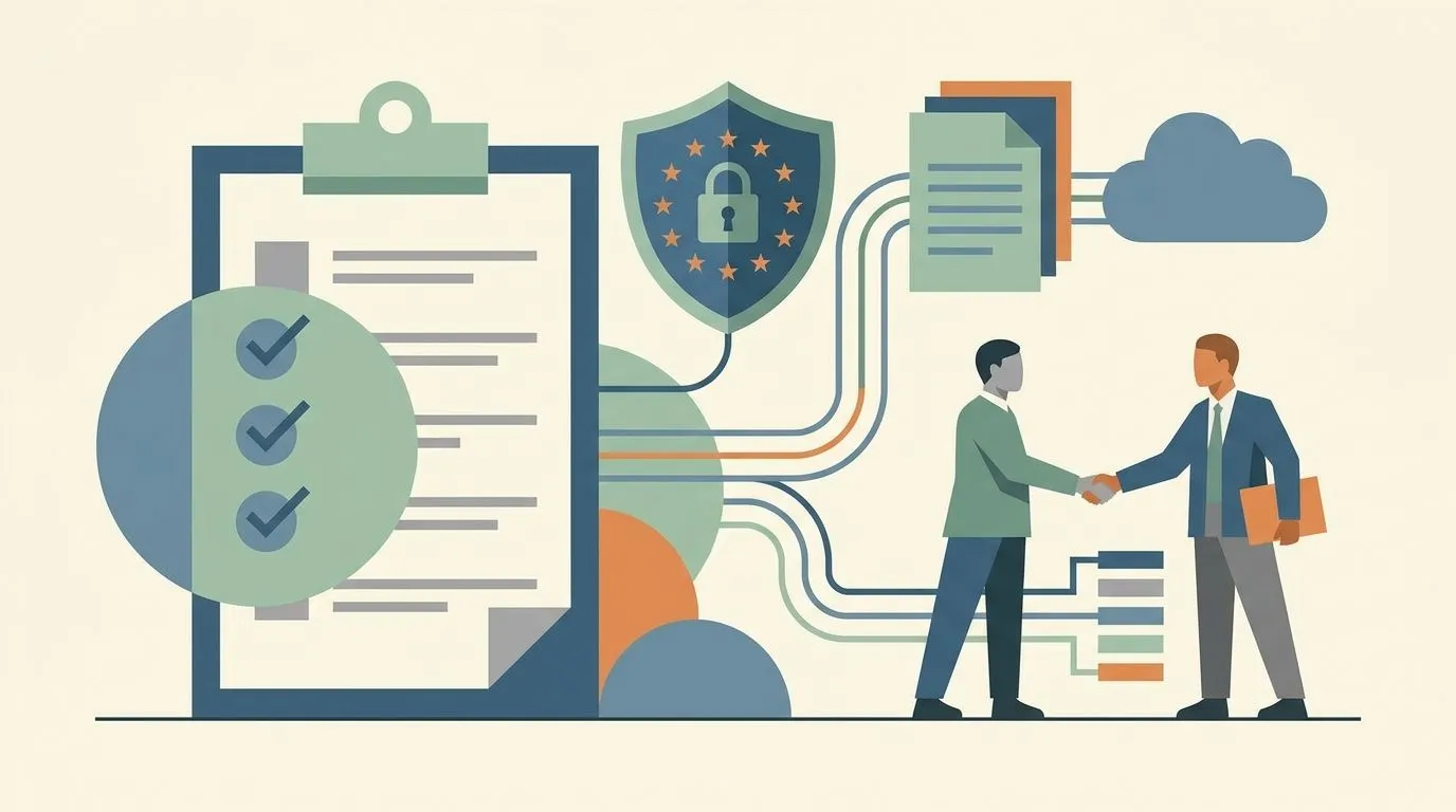 How to build a data processing agreement checklist under GDPR